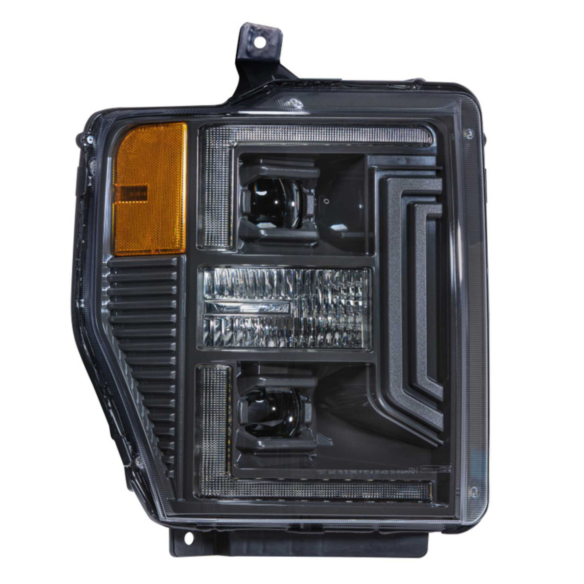 Ford Super Duty: Multicolor Built Morimoto XB Hybrid Headlights (2008-2010)