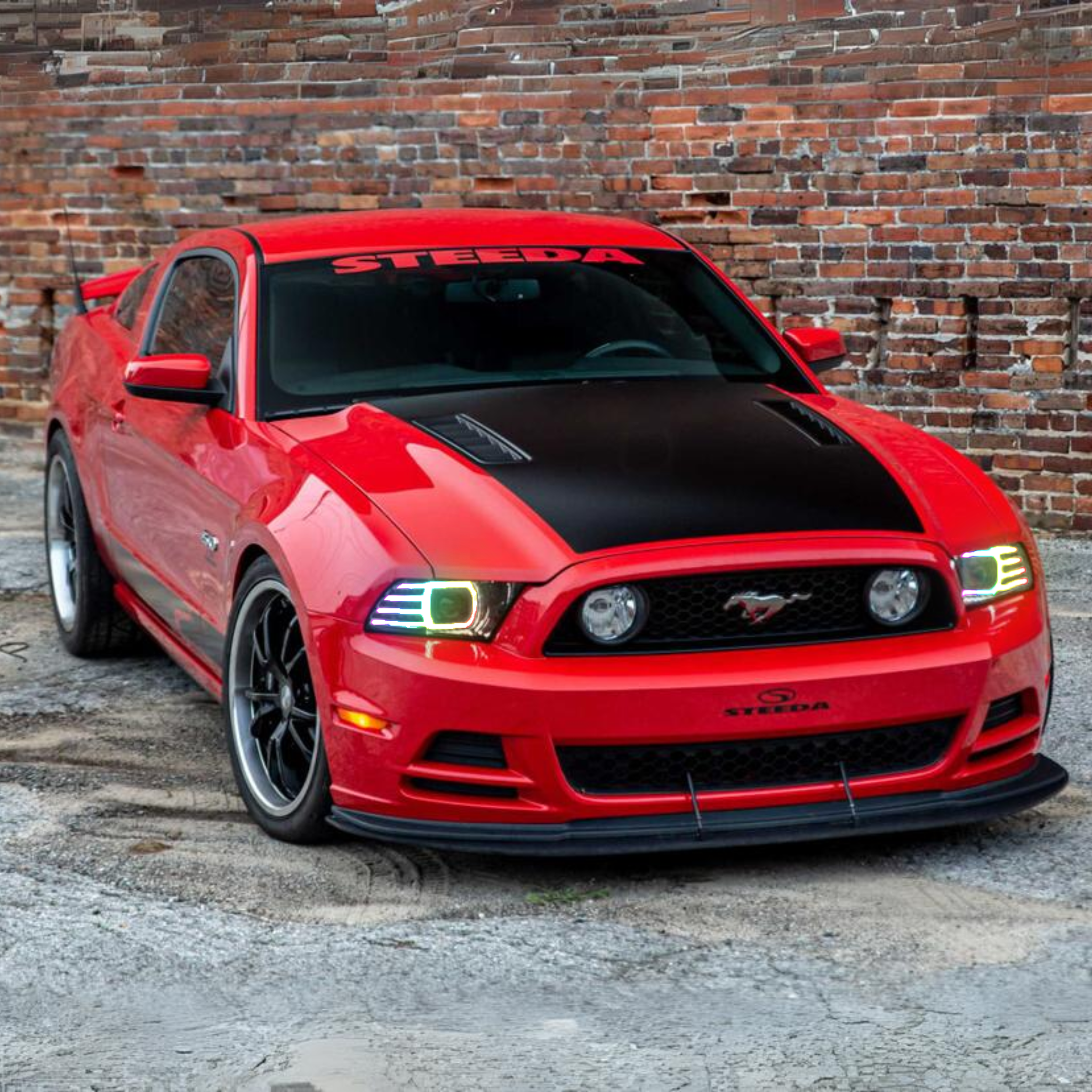 Ford Mustang: Multicolor Built Morimoto XB Headlights (2010-2012)