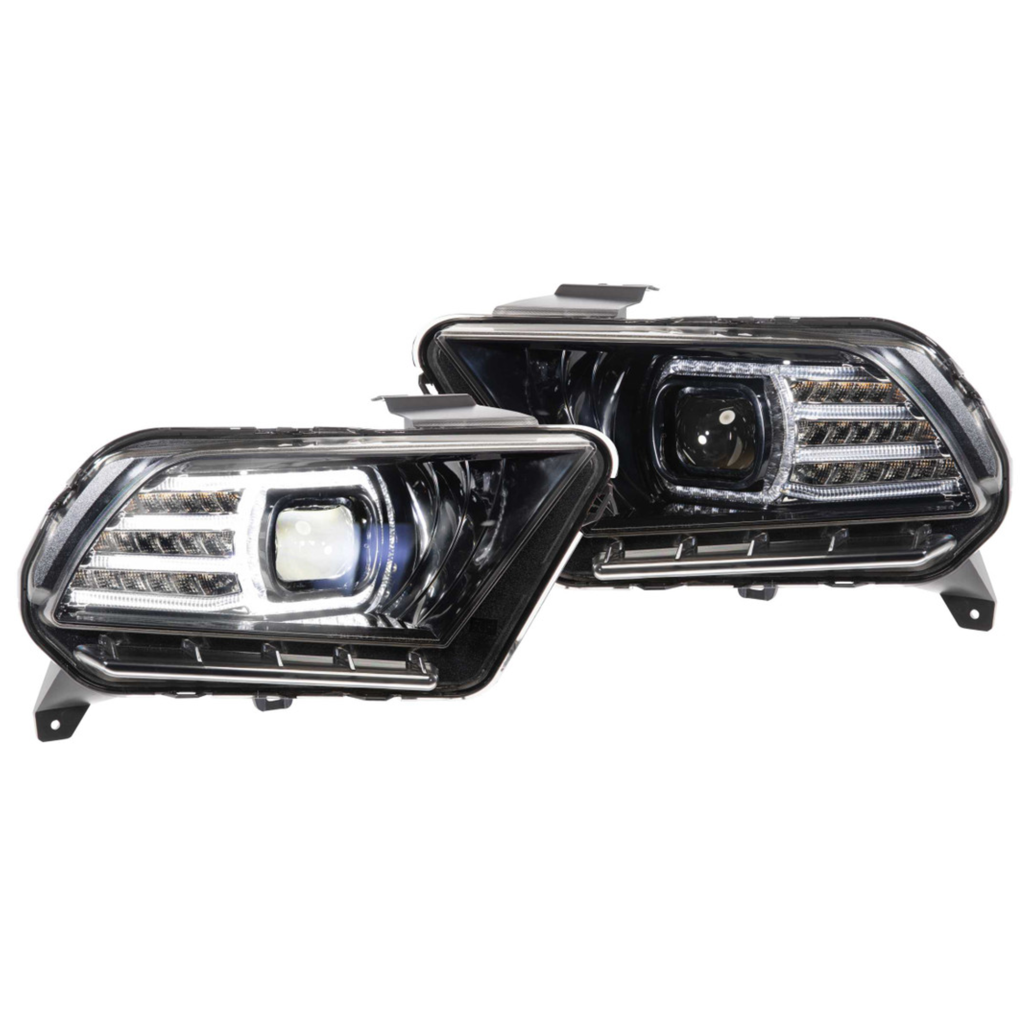 Ford Mustang: Multicolor Built Morimoto XB Headlights (2010-2012)