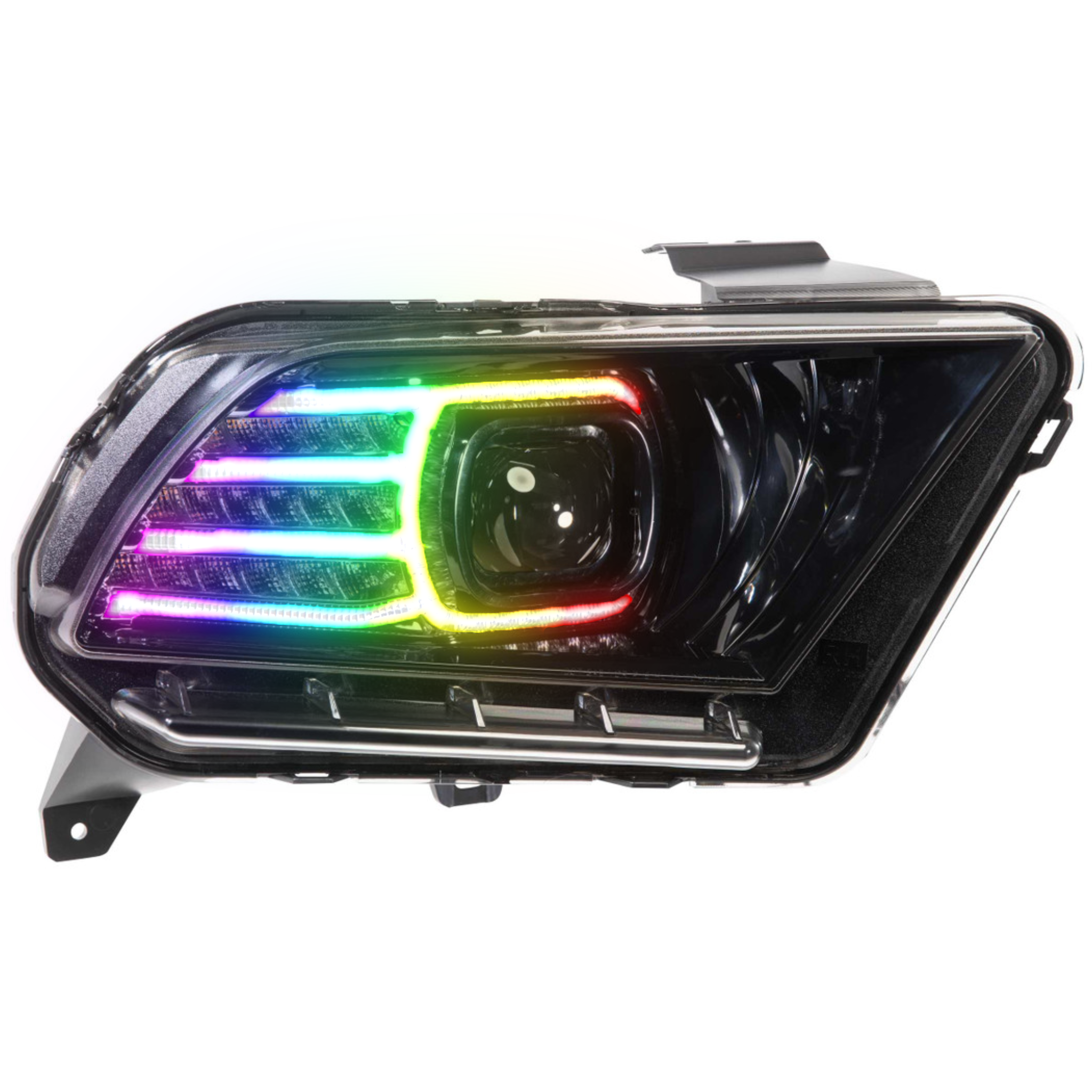 Ford Mustang: Multicolor Built Morimoto XB Headlights (2010-2012)