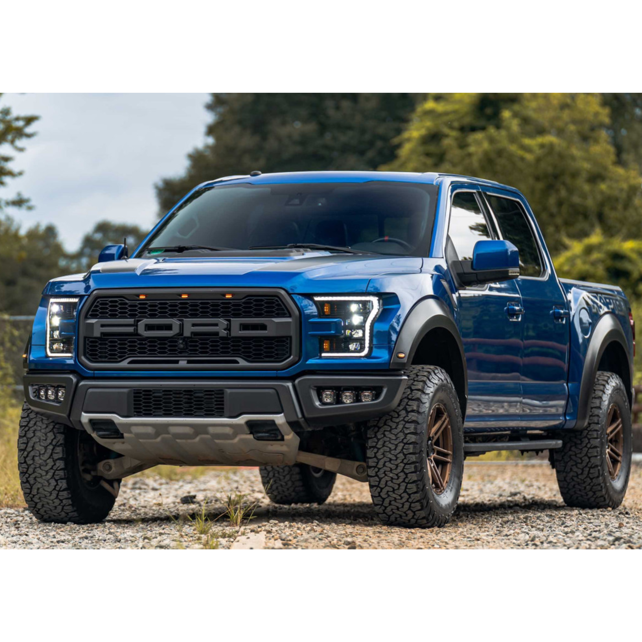 2015-2017 Ford F-150: Multicolor Prebuilt XB LED Headlights - RGB Halo Kits Multicolor Flow Series Color Chasing RGBWA LED headlight kit Oracle Lighting Trendz OneUpLighting Morimoto theretrofitsource AutoLEDTech Diode Dynamics