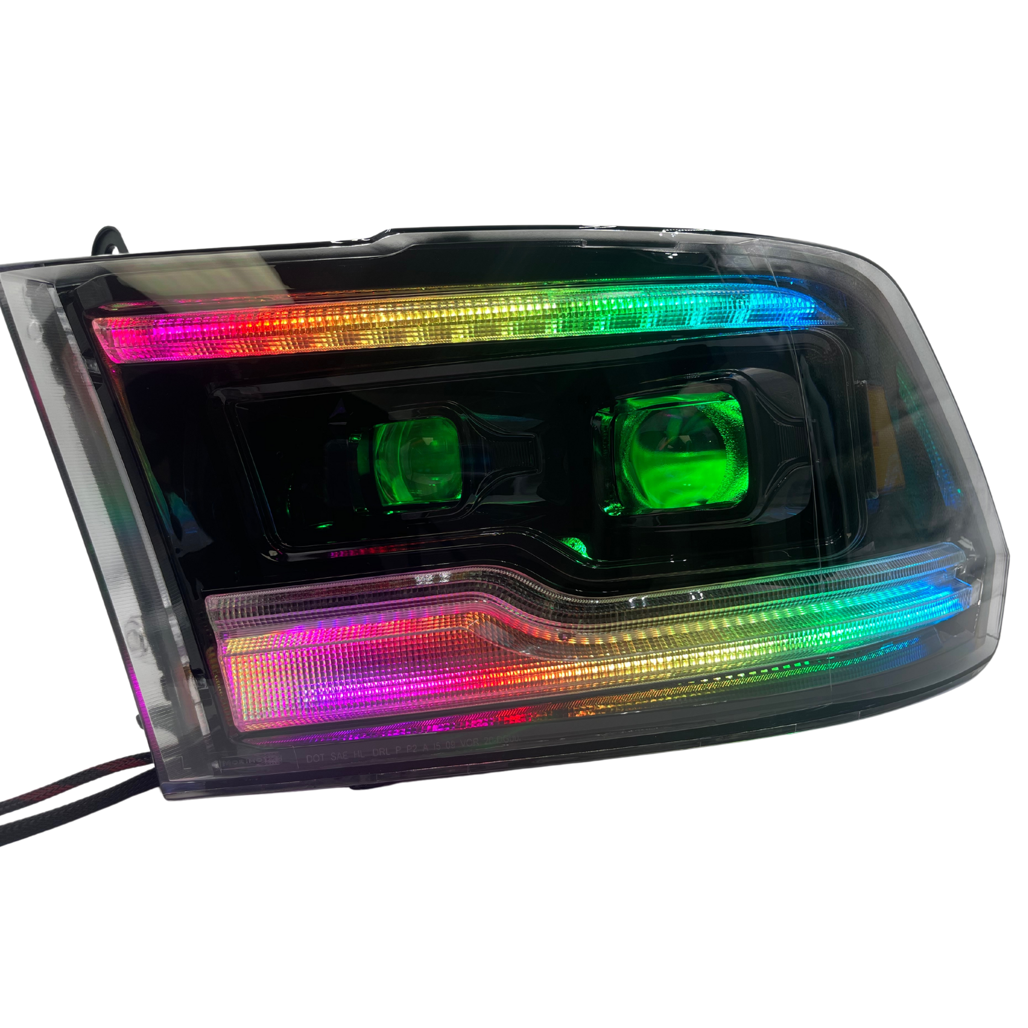 Dodge RAM: Multicolor Built Morimoto XB Headlights (2009-2018)