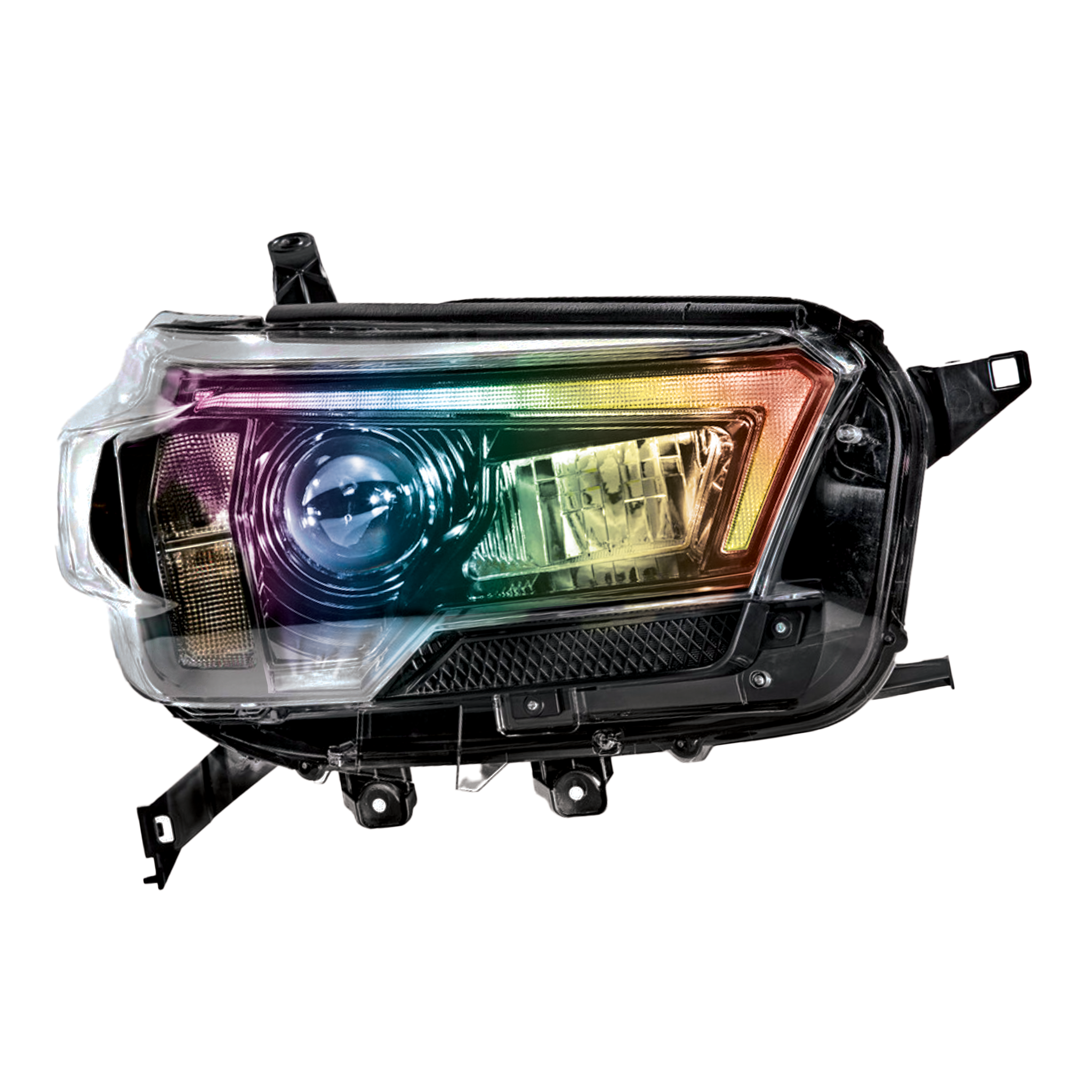 Toyota 4Runner: Multicolor Built Morimoto XB Hybrid Headlights (2010-2013)