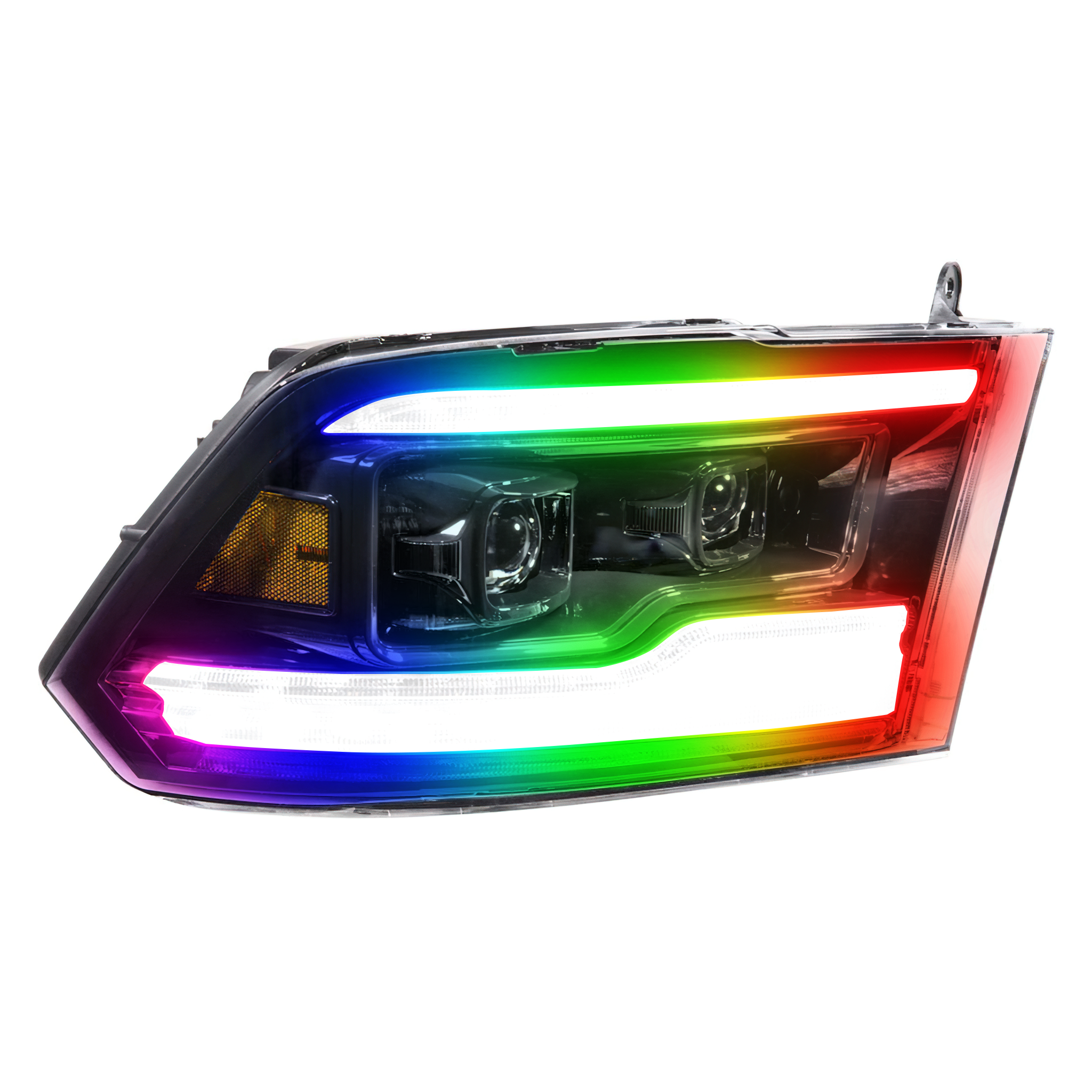 Dodge RAM: Multicolor Built Morimoto XB Headlights (2009-2018)