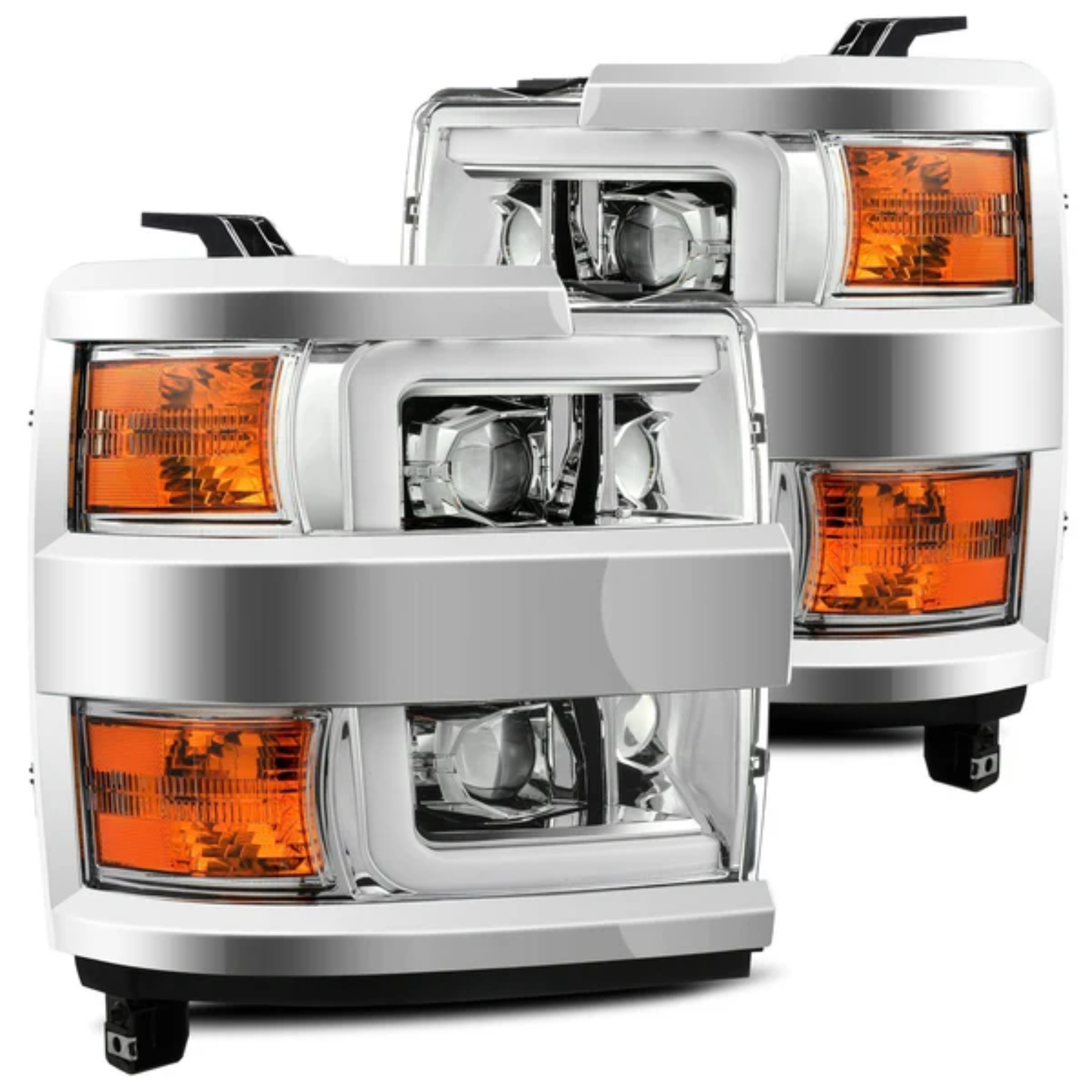 Chevrolet Silverado HD PRO-Series Halogen Projector Multicolor Headlights (2015-2019)