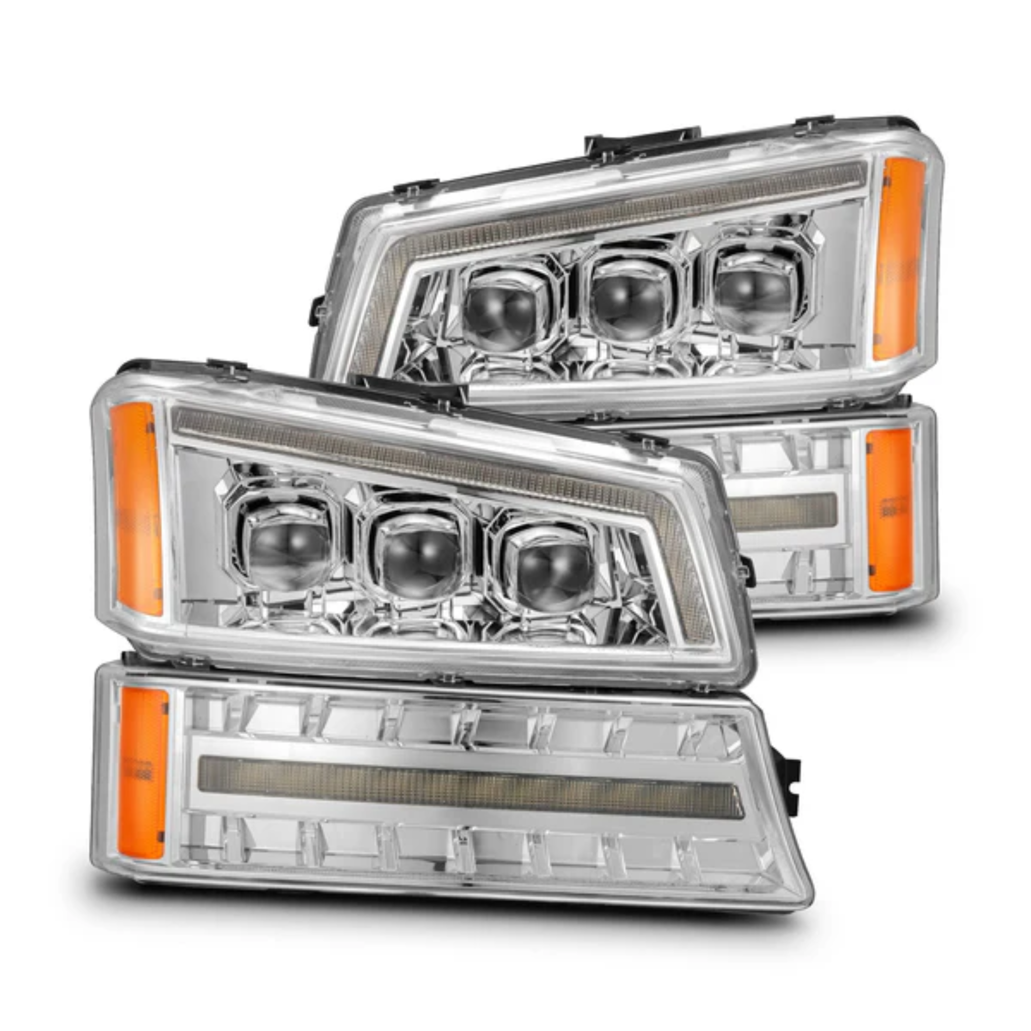 Chevrolet Silverado (2003-2006) / Avalanche (2002-2006) (without body cladding) NOVA-Series LED Projector Multicolor Headlights