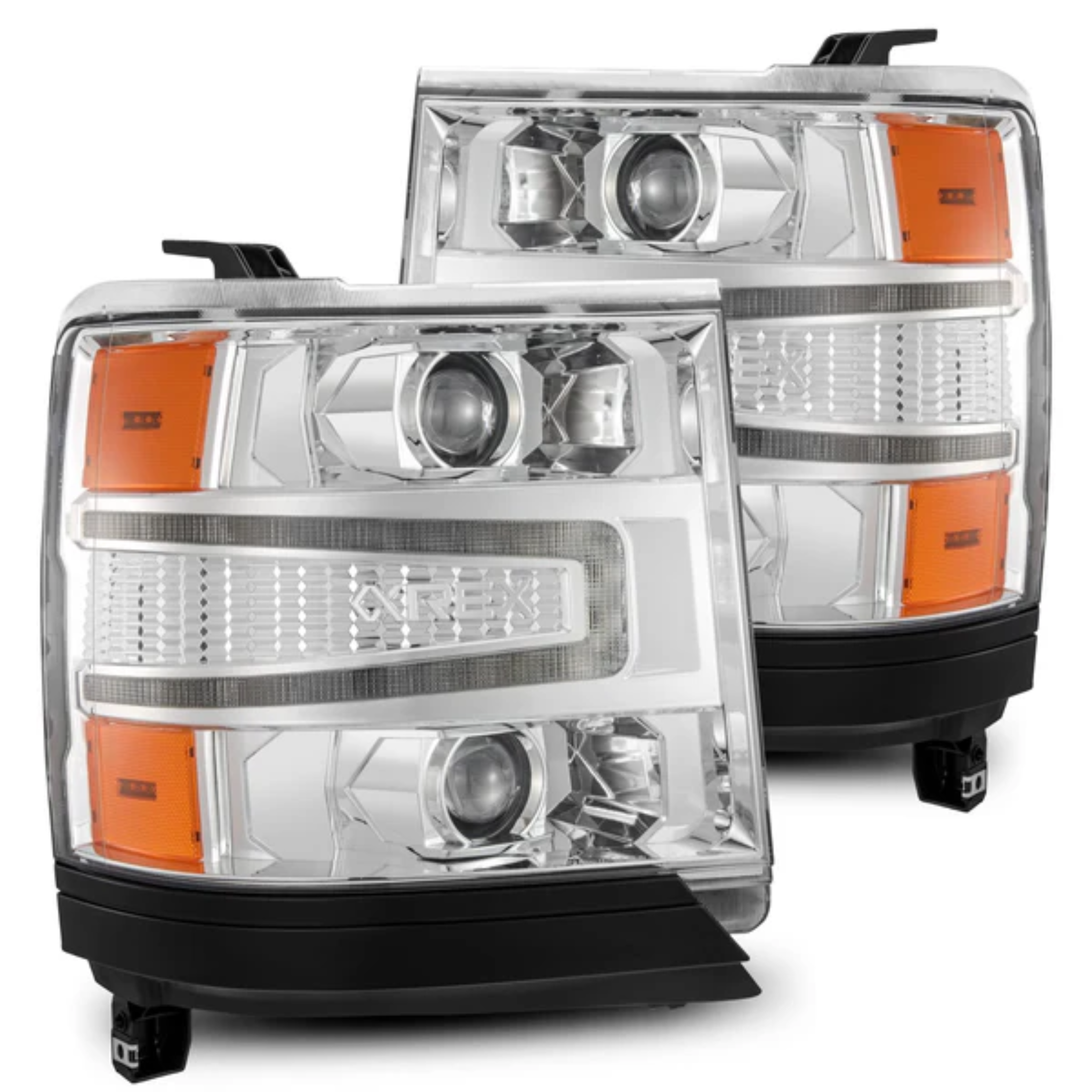 Chevrolet Silverado 1500 LUXX-Series LED Projector Multicolor Headlights (2016-2018)