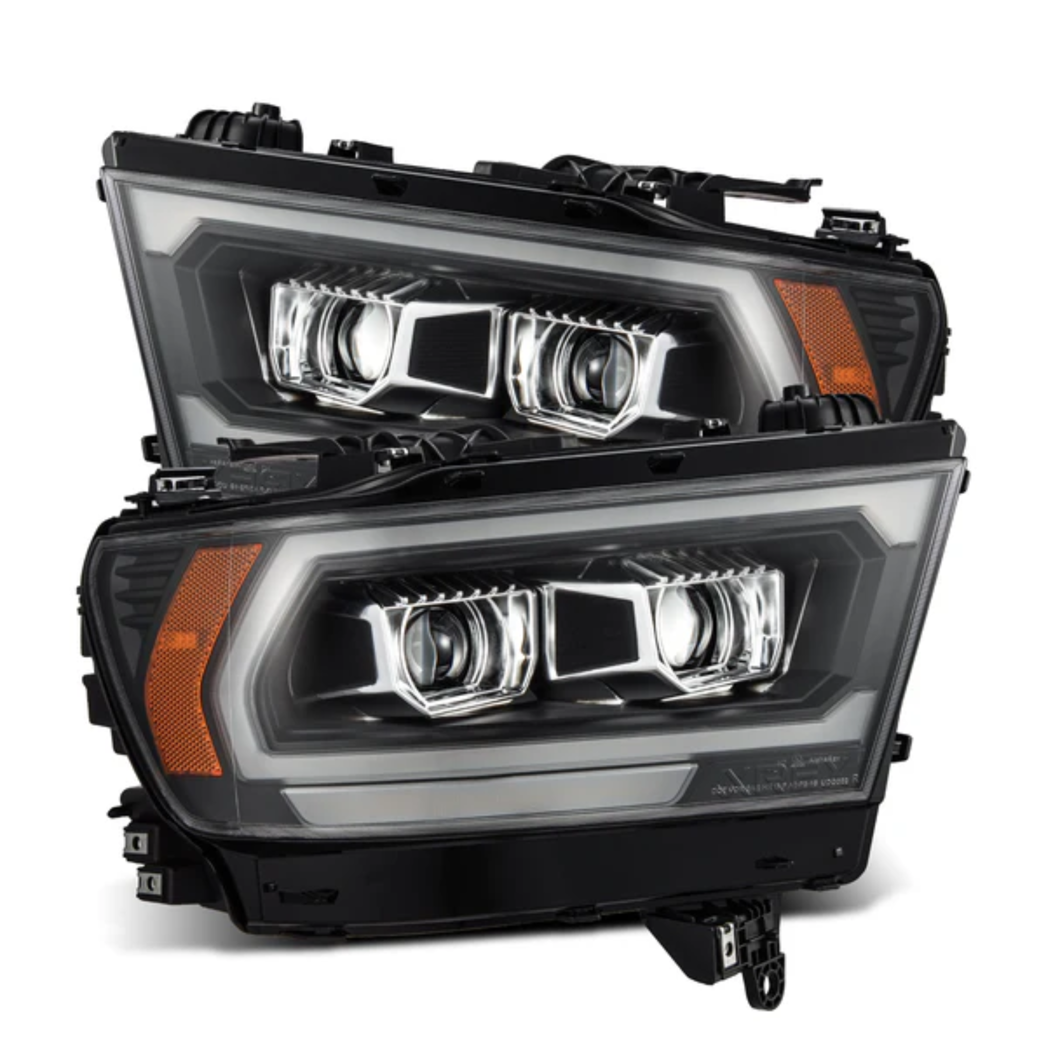 Ram 1500 (MK II 2500 Style) PRO-Series Halogen Projector Multicolor Headlights (2019-2024)