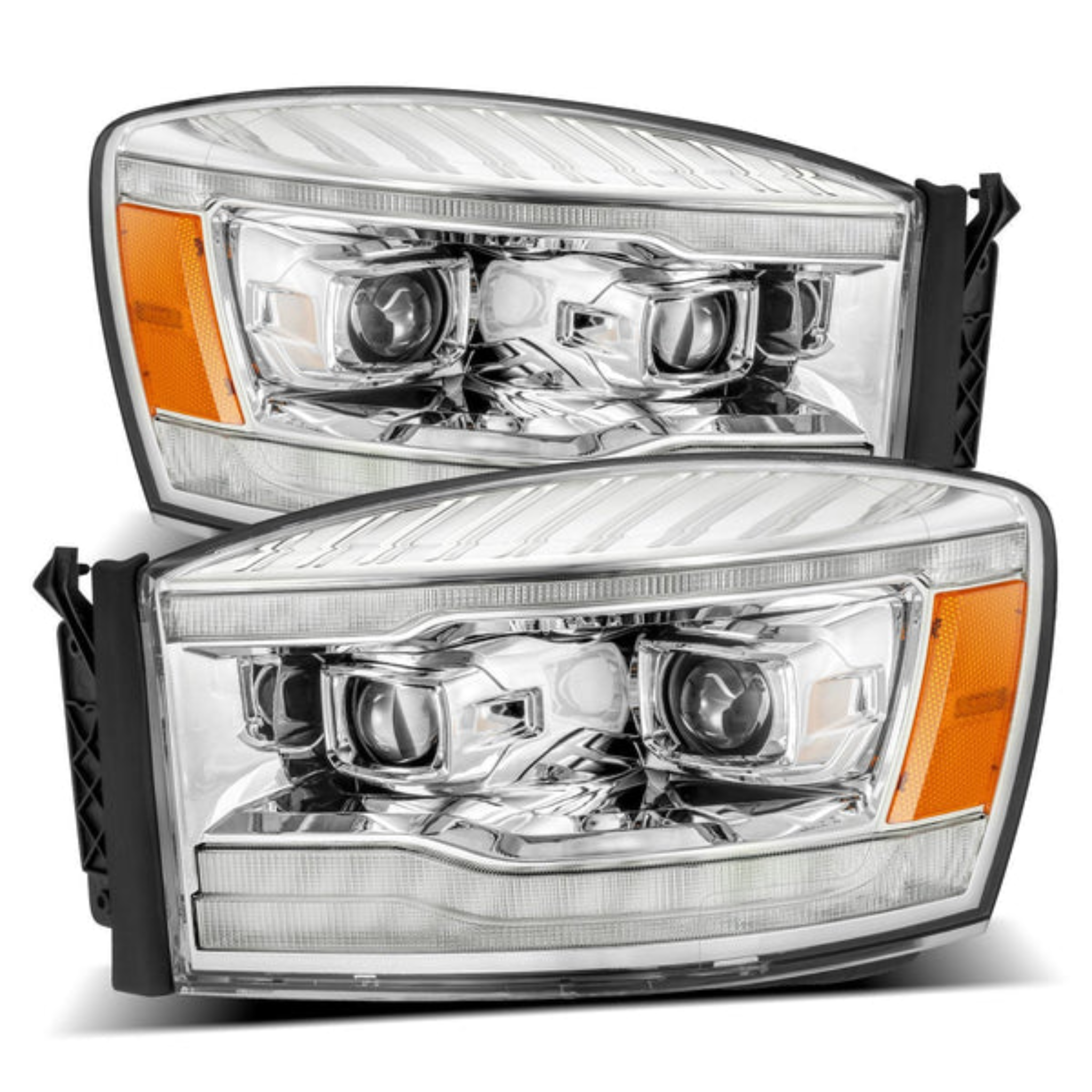 Dodge Ram PRO-Series Halogen Projector Multicolor Headlights (2006-2008)