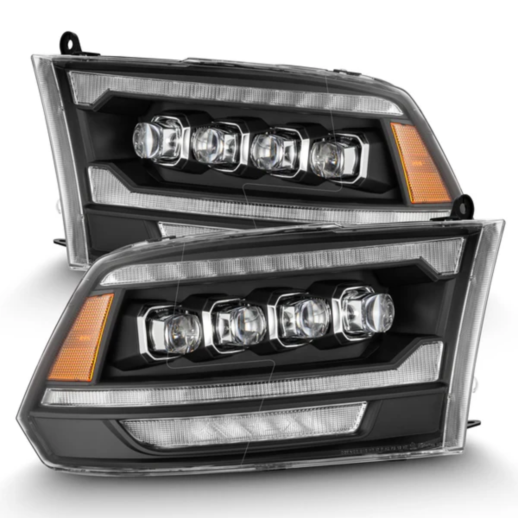 Ram Truck (MK II 5th Gen 2500 Style) NOVA-Series LED Projector Multicolor Headlights (2009-2018)