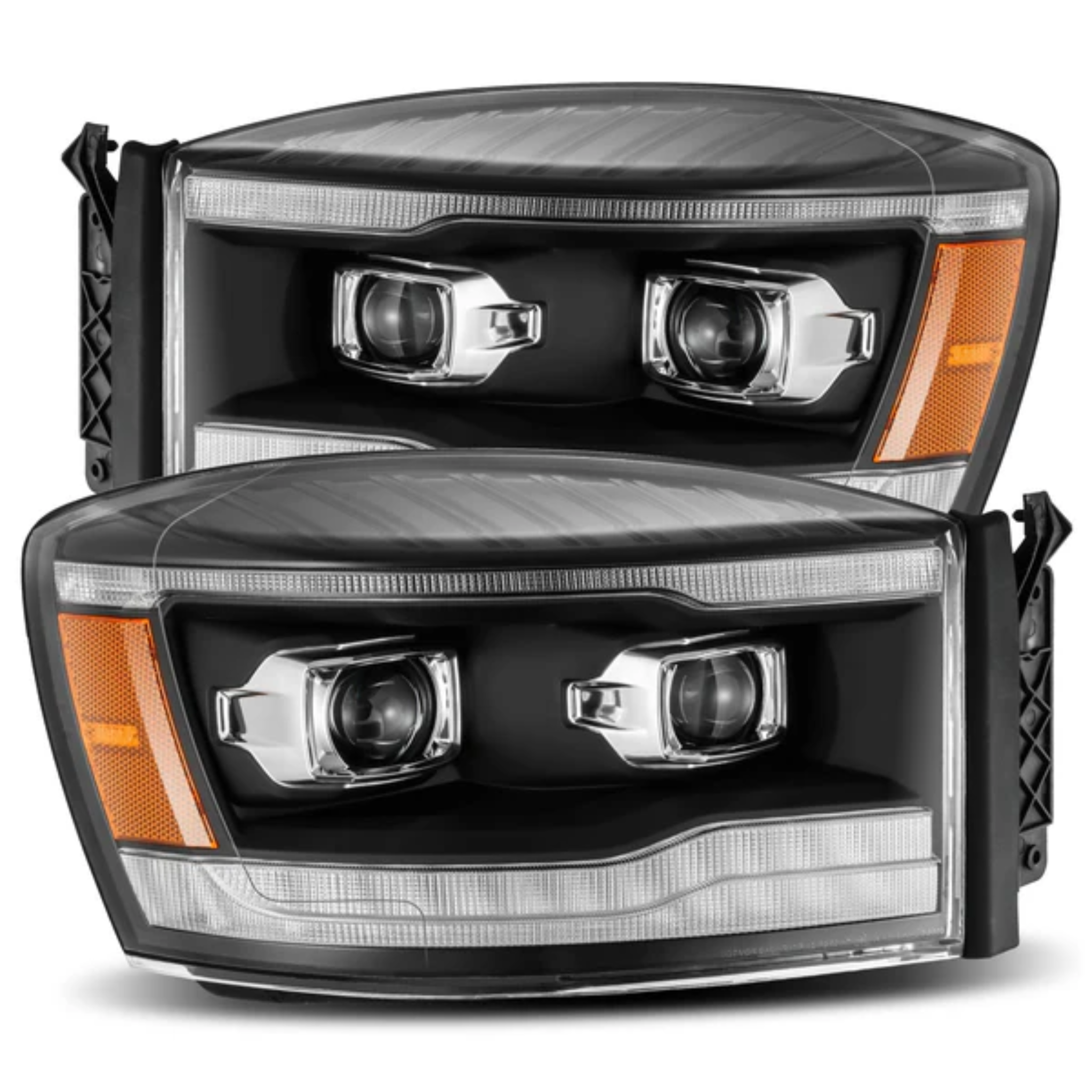 Dodge Ram PRO-Series Halogen Projector Multicolor Headlights (2006-2008)