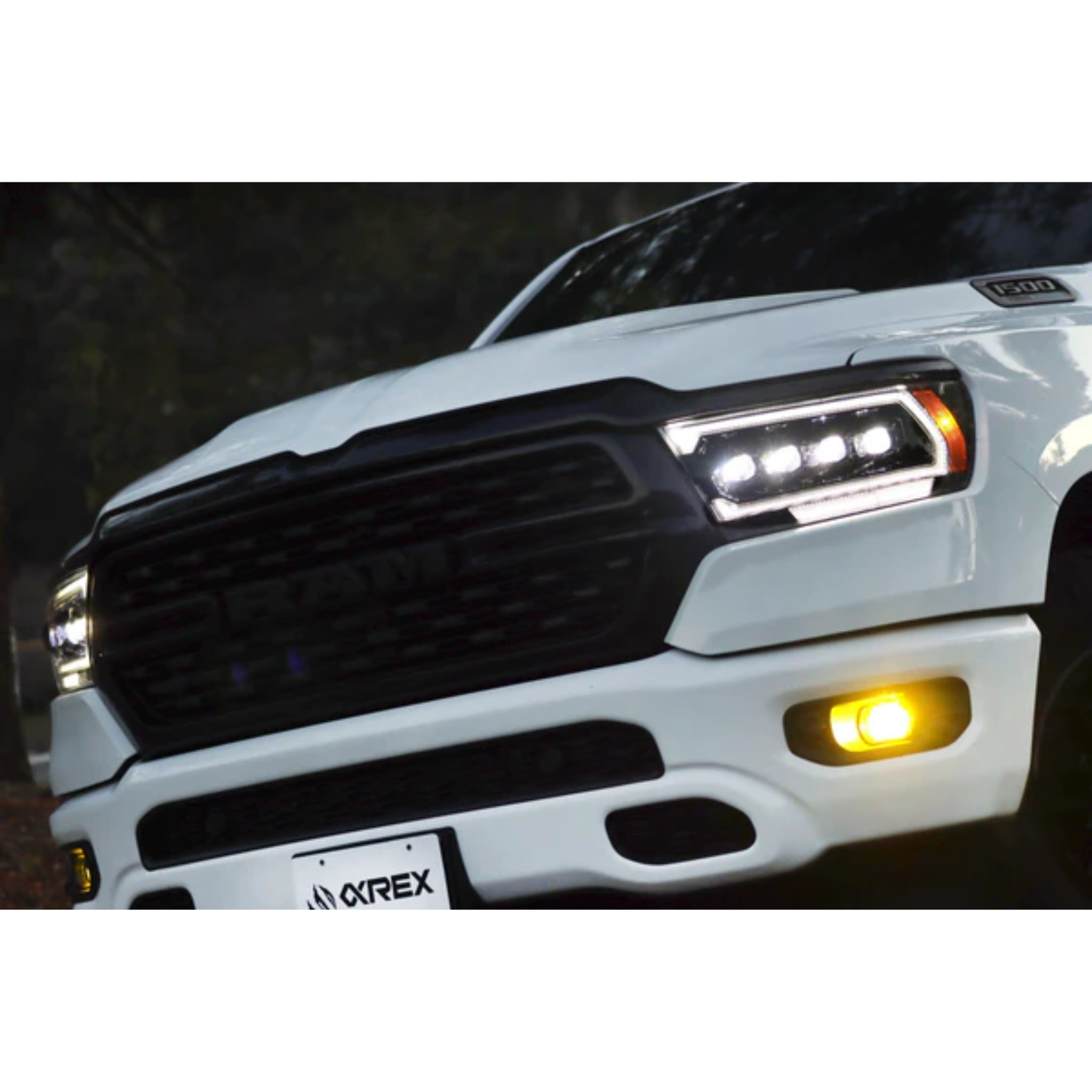 Ram 1500 (MK II 2500 Style) NOVA-Series LED Projector Multicolor Headlights (2019-2024)