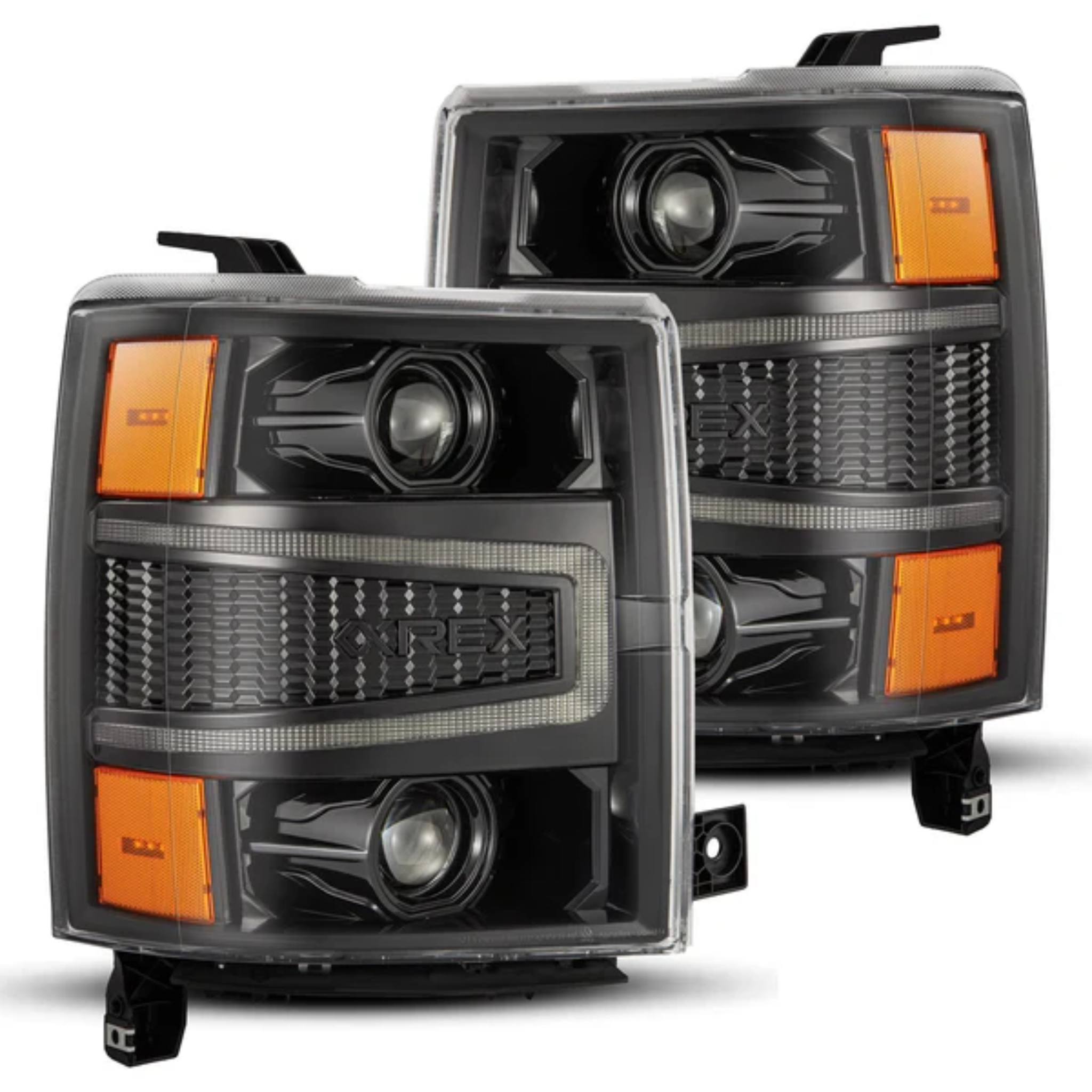 Chevrolet Silverado PRO-Series Halogen Projector Multicolor Headlights (2014-2015)