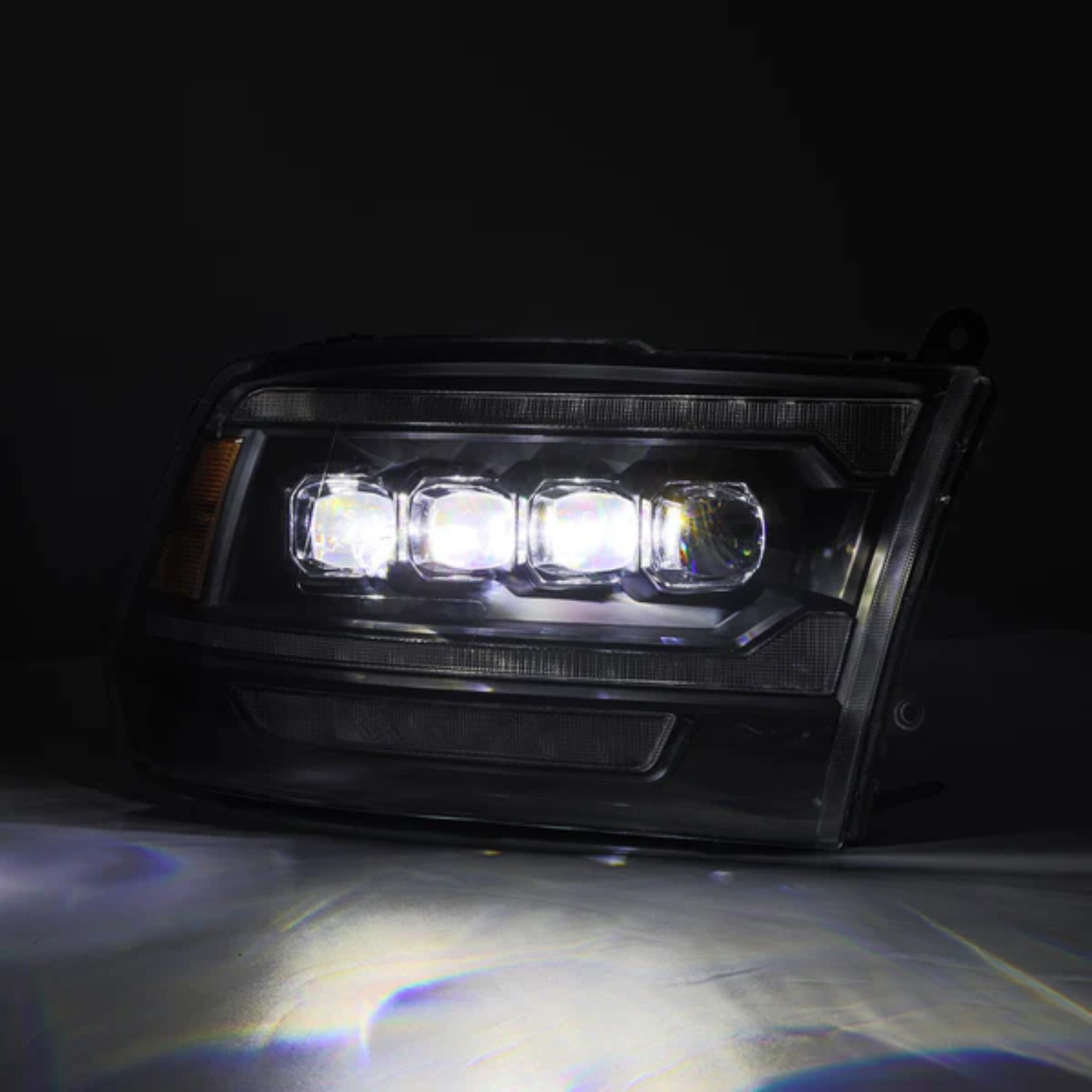 Ram Truck (MK II 5th Gen 2500 Style) NOVA-Series LED Projector Multicolor Headlights (2009-2018)