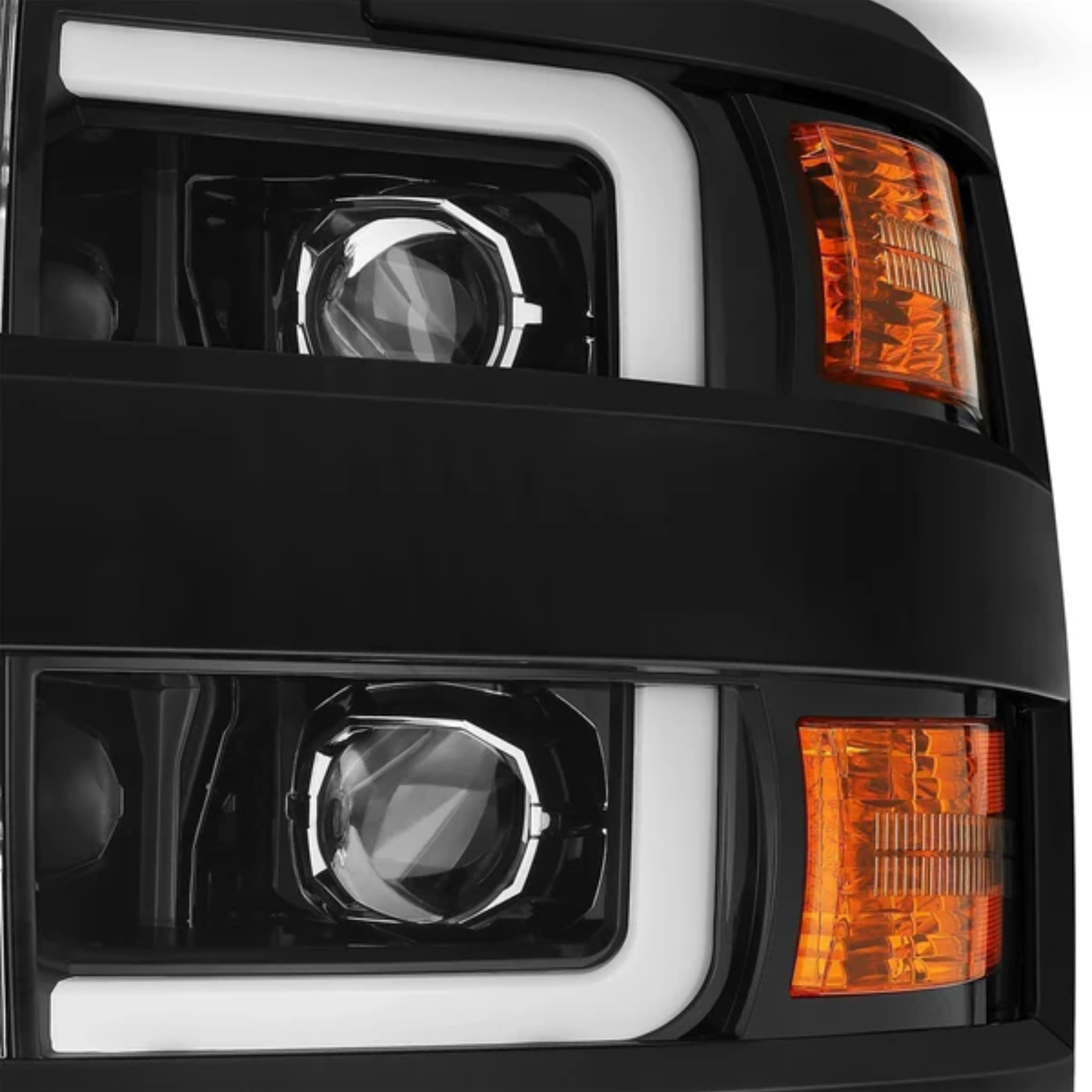 Chevrolet Silverado HD PRO-Series Halogen Projector Multicolor Headlights (2015-2019)