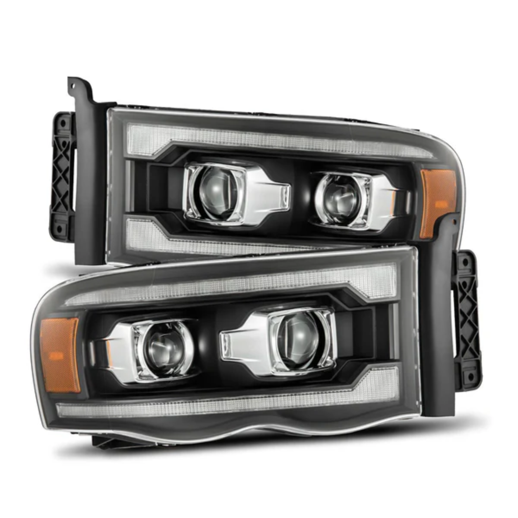 Dodge Ram LUXX-Series LED Projector Multicolor Headlights (2002-2005)