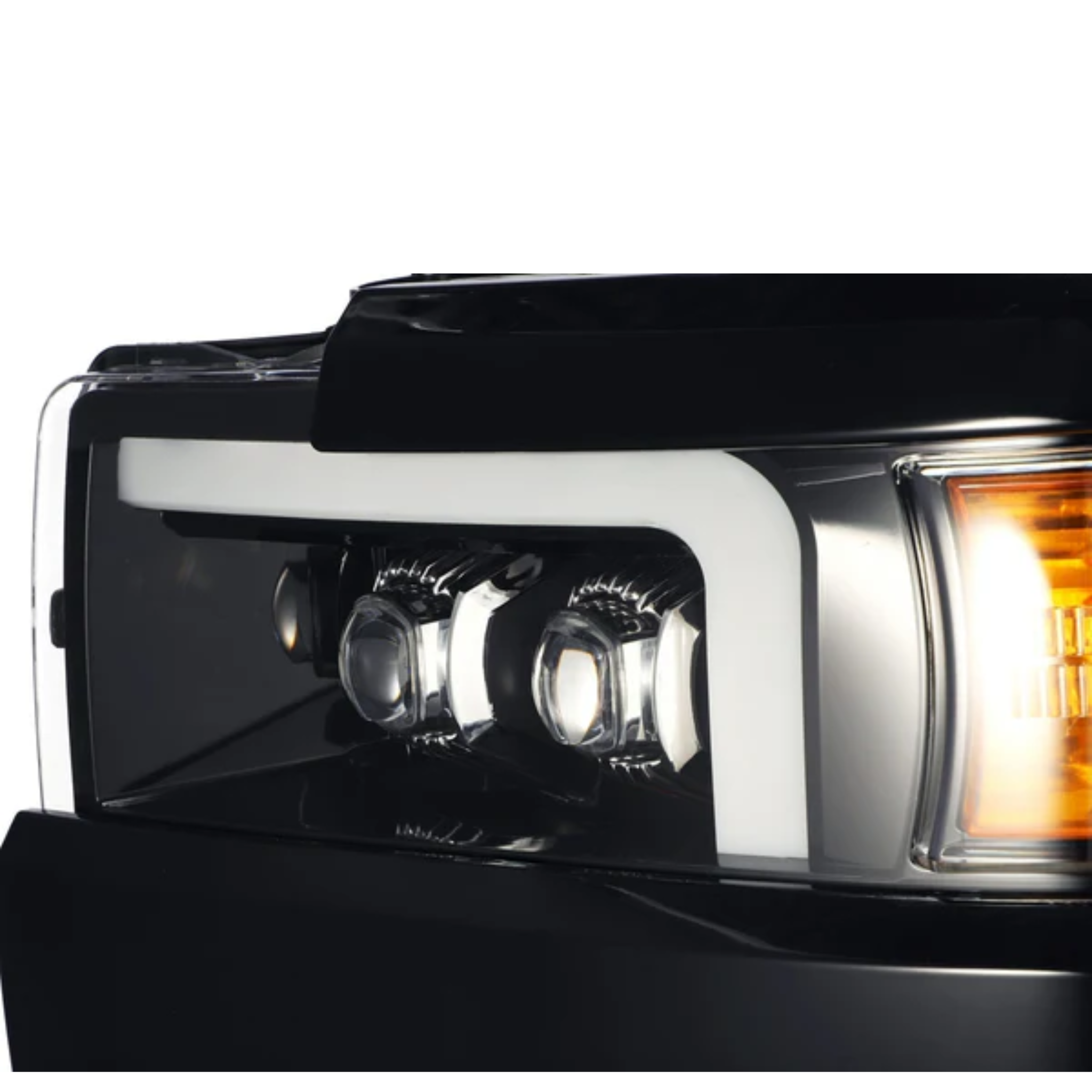 Chevrolet Silverado HD MKII NOVA-Series LED Projector Multicolor Headlights (2015-2019)