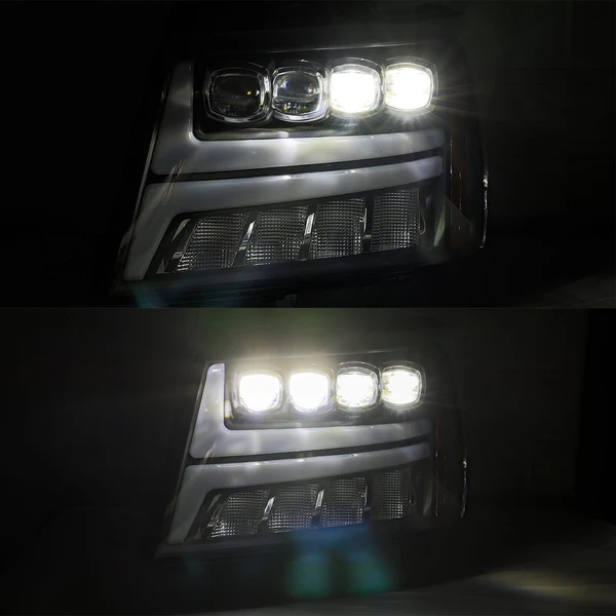 (2007-2014) Chevrolet Tahoe/Suburban / (2007-2013) Avalanche NOVA-Series LED Projector Multicolor Headlights