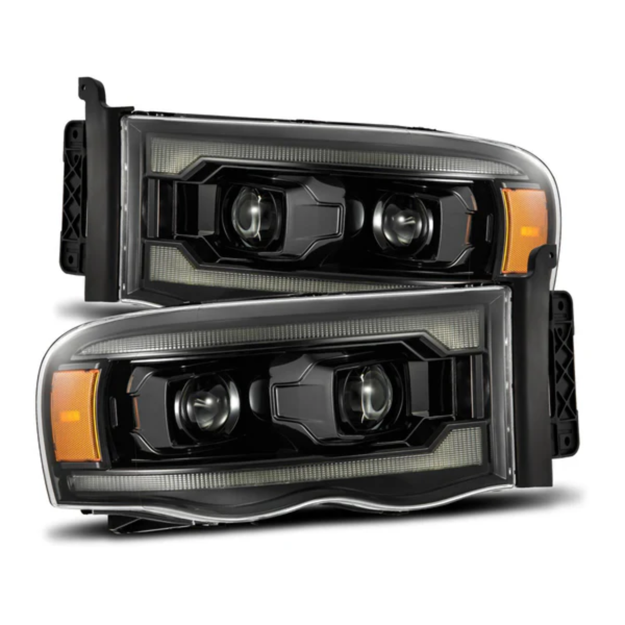 Dodge Ram LUXX-Series LED Projector Multicolor Headlights (2002-2005)