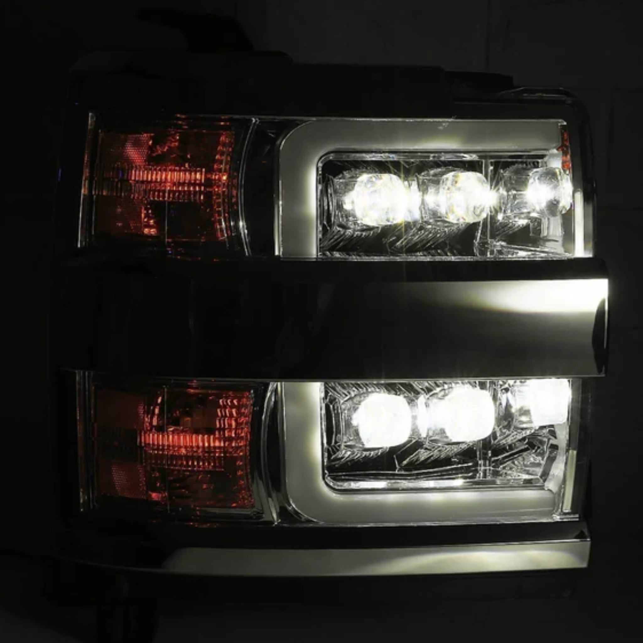 Chevrolet Silverado HD MKII NOVA-Series LED Projector Multicolor Headlights (2015-2019)