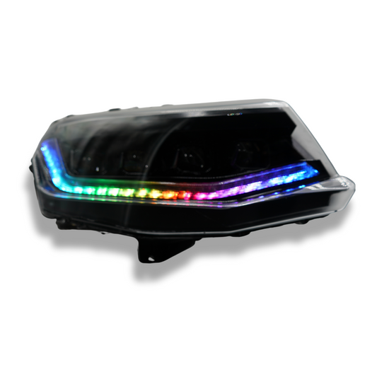 Chevrolet Camaro: Multicolor Built Morimoto XB Headlights (2016-2018)