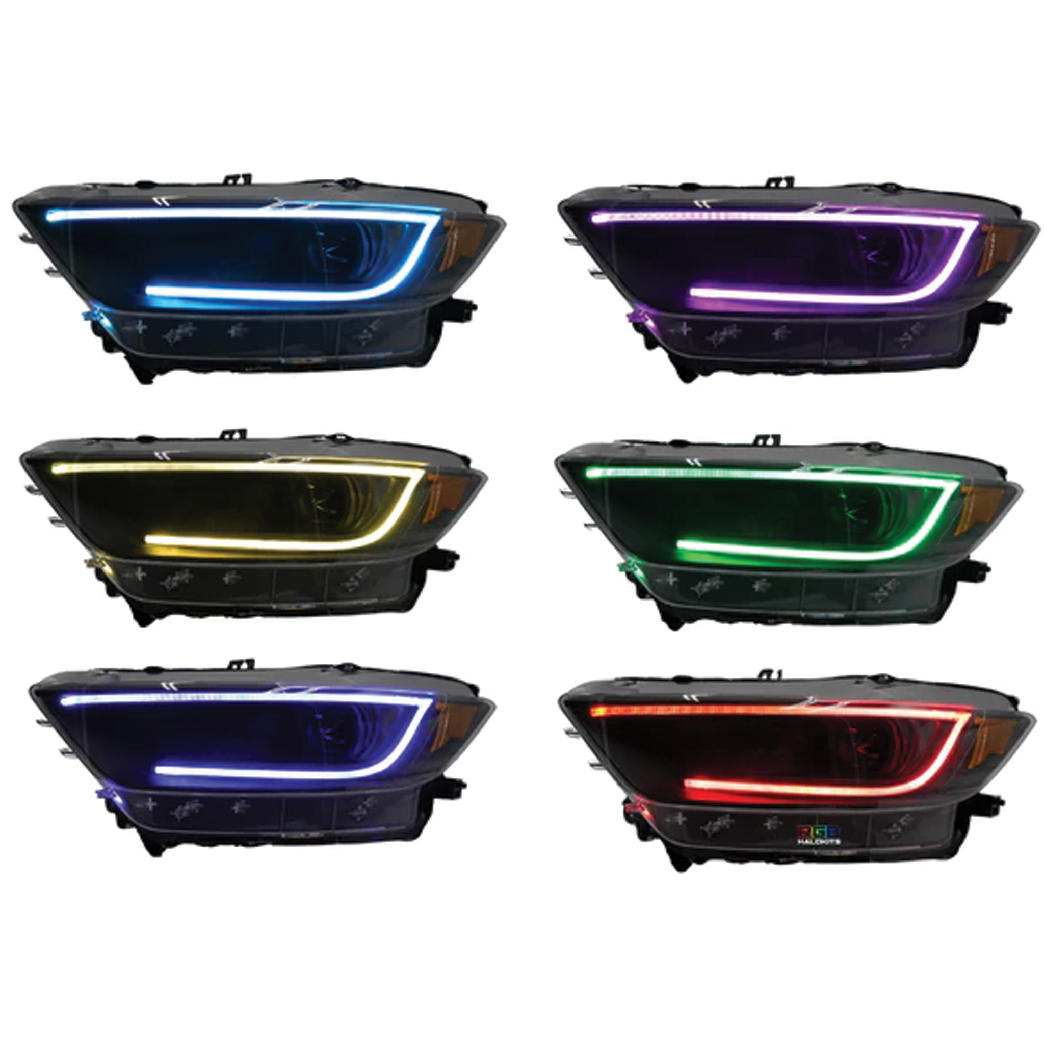 Ford Mustang: Multicolor Morimoto XB Headlights (2015-2017)