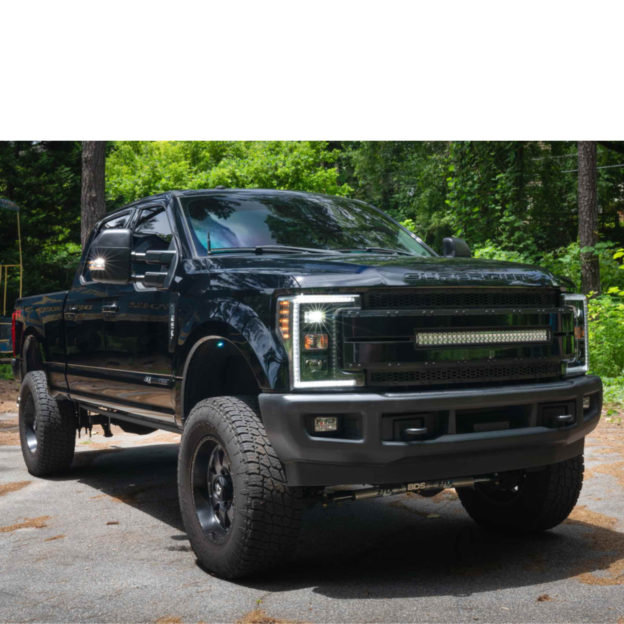 2017-2019 Ford Super Duty: Multicolor Prebuilt XB Hybrid Headlights - RGB Halo Kits Multicolor Flow Series Color Chasing RGBWA LED headlight kit Oracle Lighting Trendz OneUpLighting Morimoto theretrofitsource AutoLEDTech Diode Dynamics