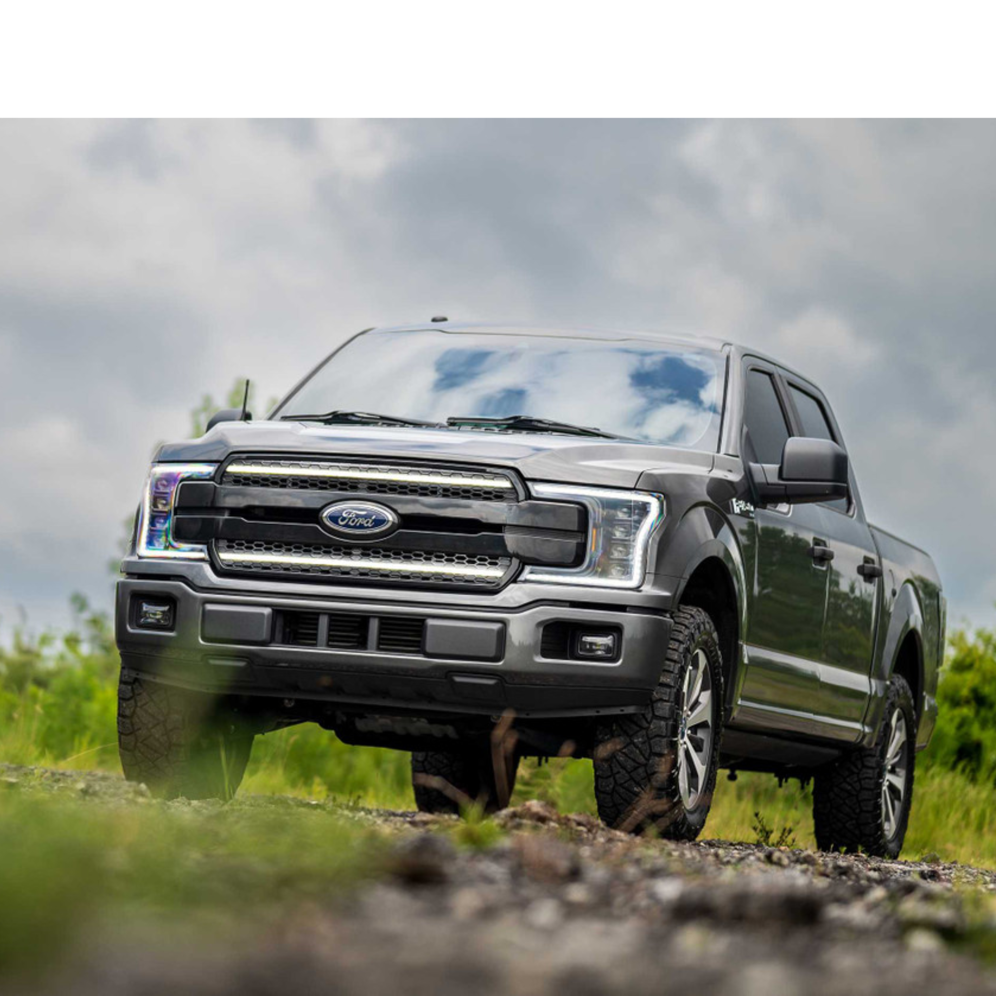 2018-2020 Ford F-150: Multicolor Prebuilt XB Headlights - RGB Halo Kits Multicolor Flow Series Color Chasing RGBWA LED headlight kit Oracle Lighting Trendz OneUpLighting Morimoto theretrofitsource AutoLEDTech Diode Dynamics