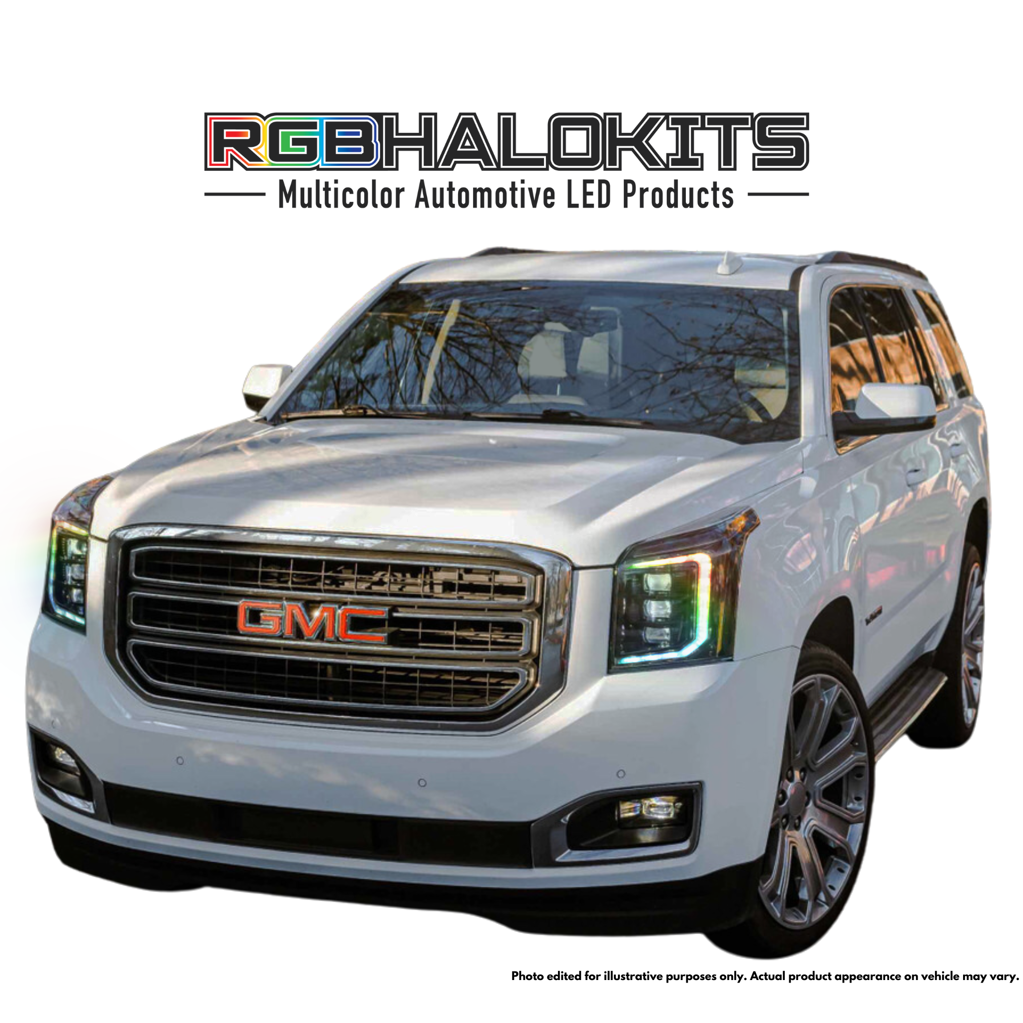 GMC Yukon: Multicolor Built Morimoto XB Headlights (2015-2020)