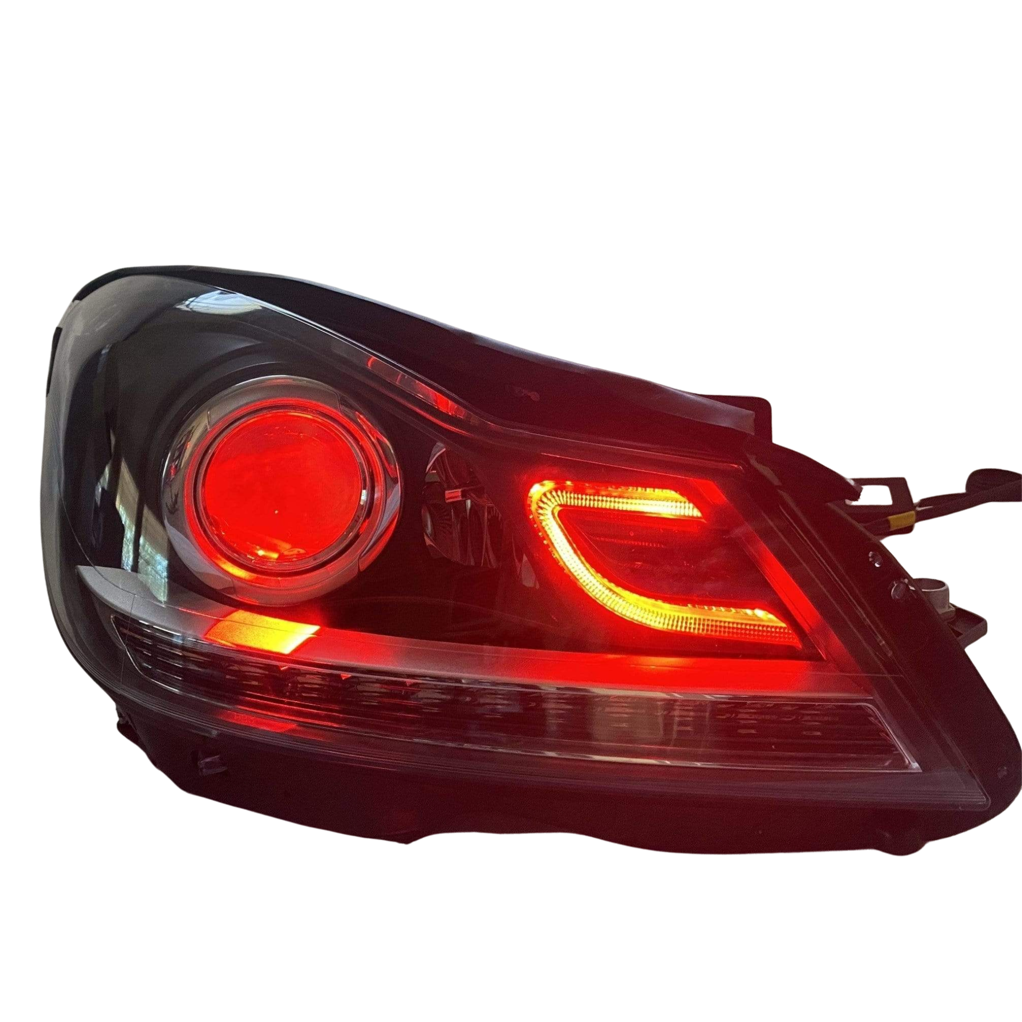 Mercedes Benz C-CLASS: Multicolor Built Headlights (2012-2014)