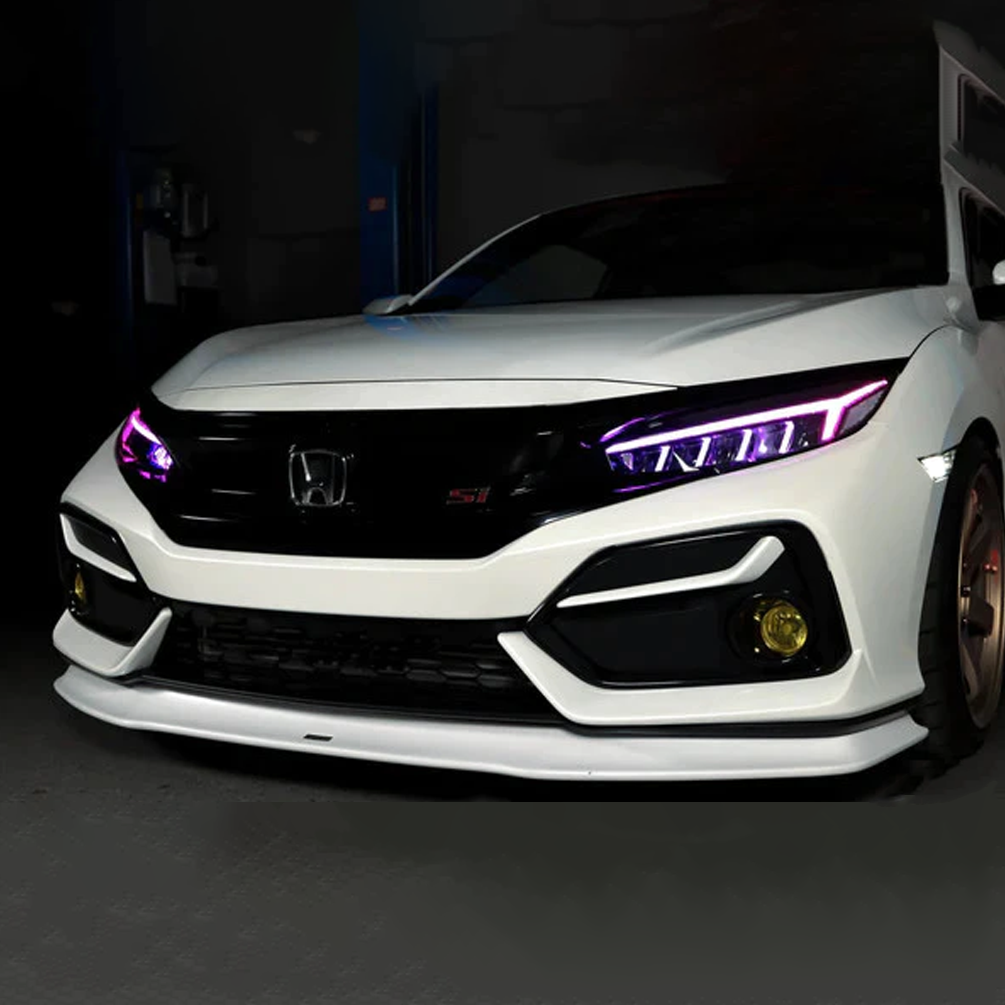 Honda Civic: Multicolor Headlights (2016-2021)