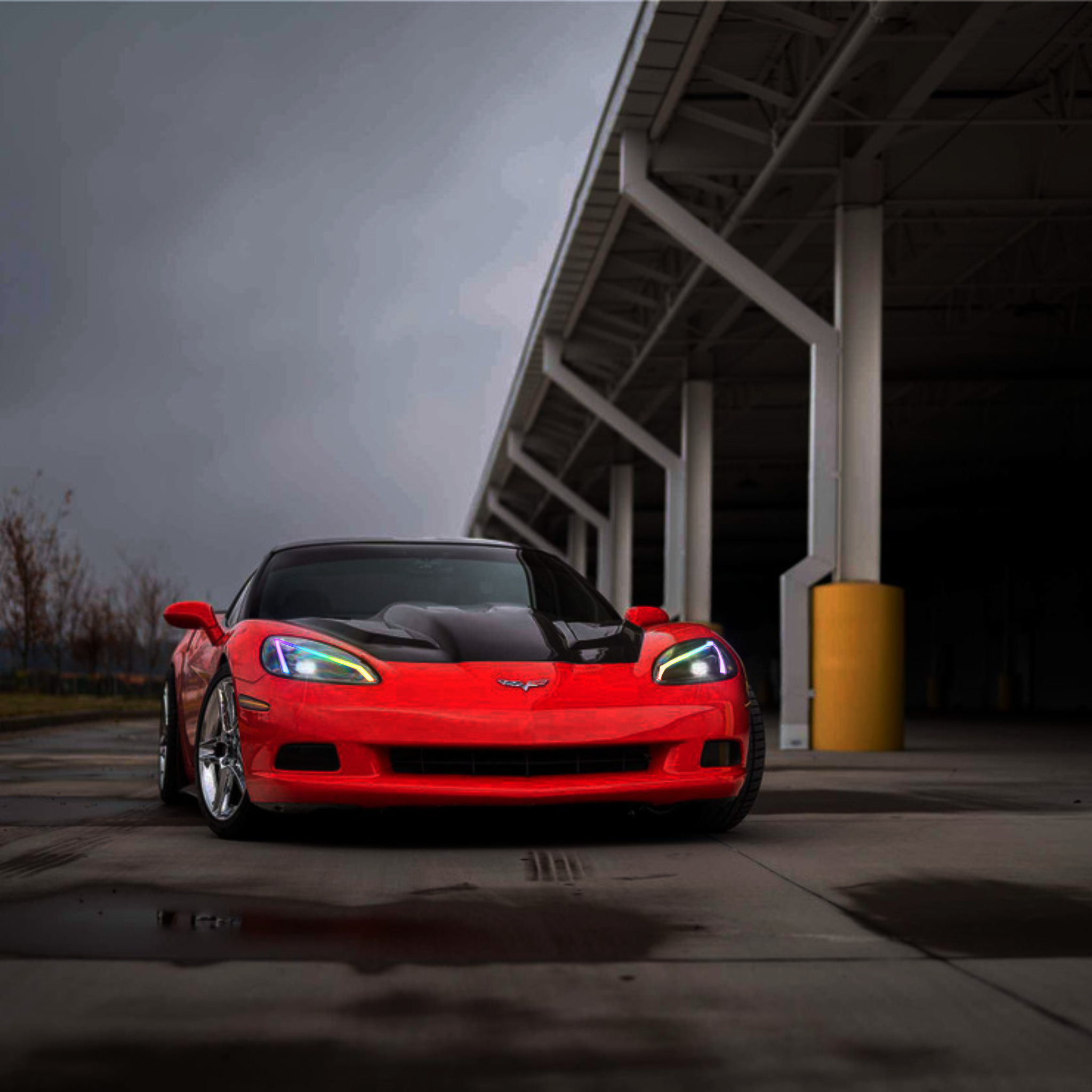 Chevrolet Corvette: Multicolor Built XB LED Headlights (2005-2013)