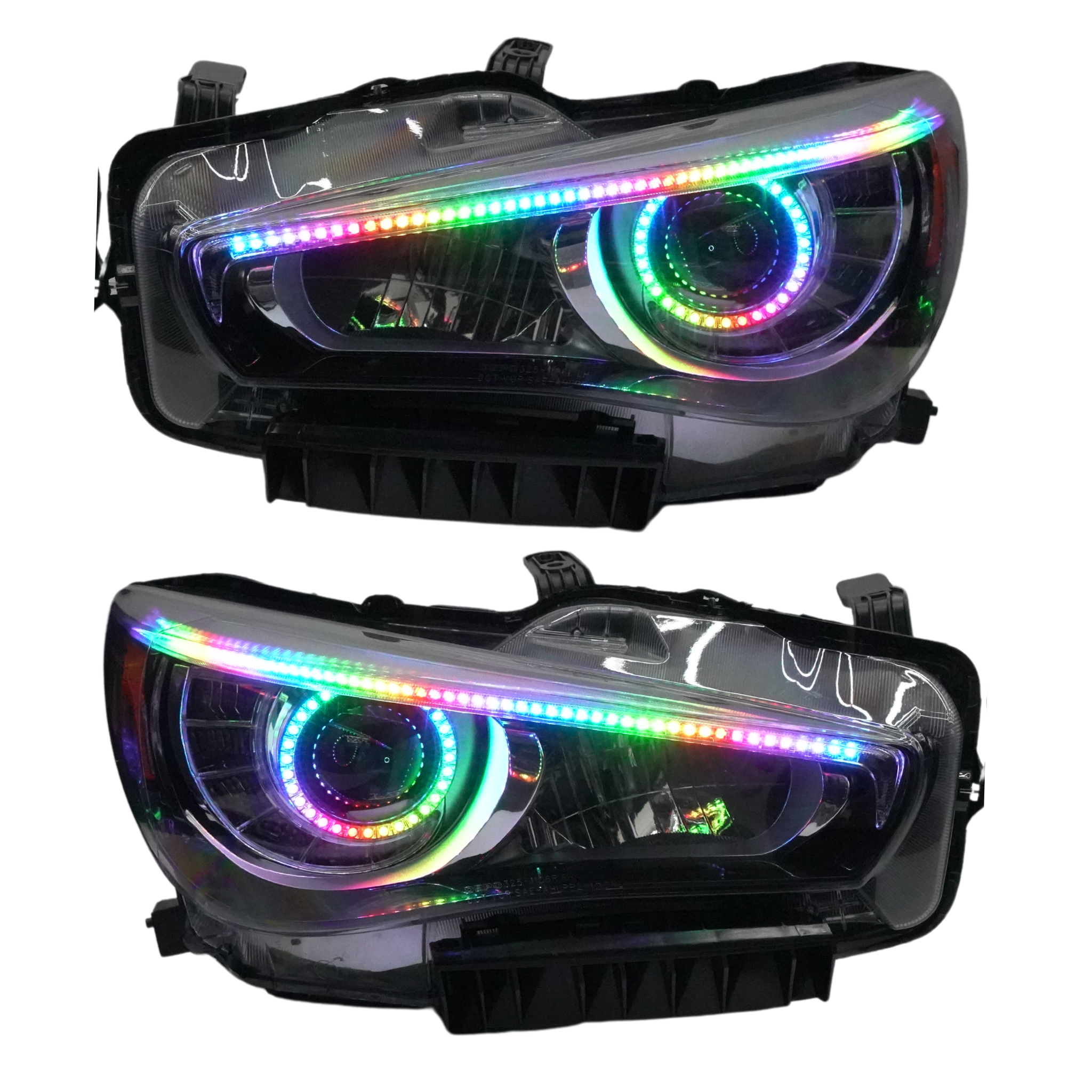 Infiniti Q50: Multicolor Built Headlights (2014-2023)