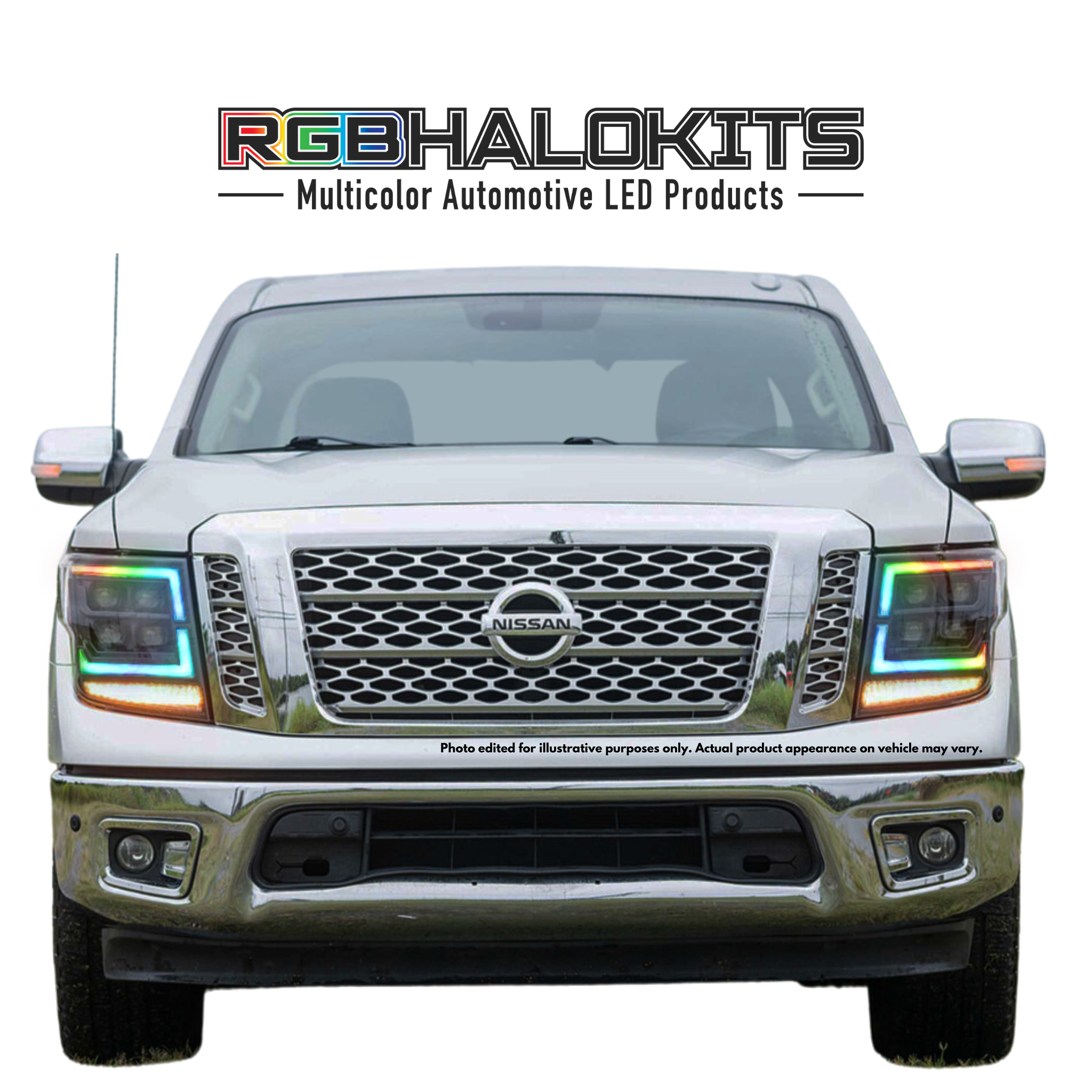 NISSAN Titan: Multicolor Built Morimoto XB Headlights (2016-2022)