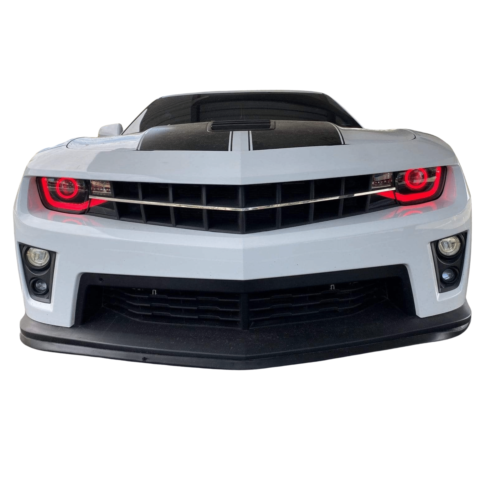 2010-2013 Chevrolet Camaro: Multicolor Built Headlights - RGB Halo Kits Multicolor Flow Series Color Chasing RGBWA LED headlight kit Colorshift Oracle Lighting Trendz OneUpLighting Morimoto theretrofitsource AutoLEDTech Diode Dynamics